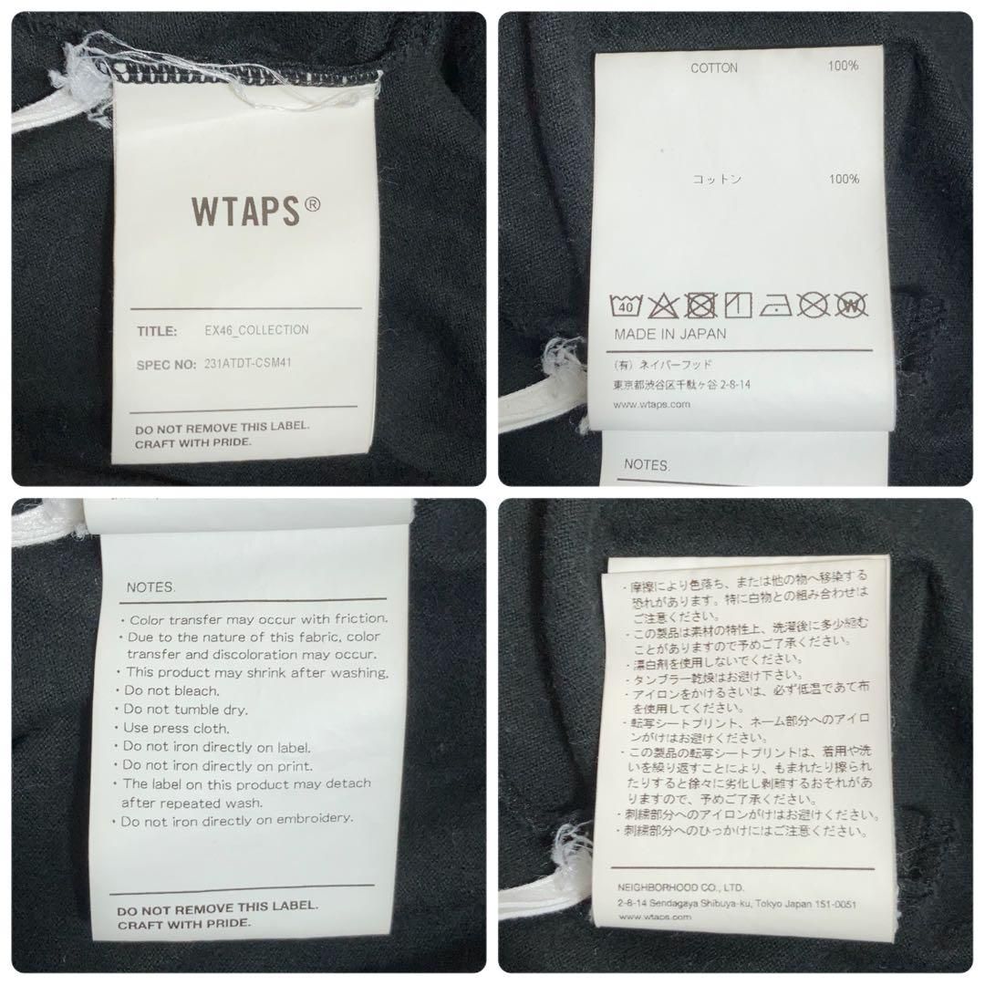 WTAPS ダブルタップス Tシャツ 刺繍 胸ポケット 黒 サイズ3 - メルカリ