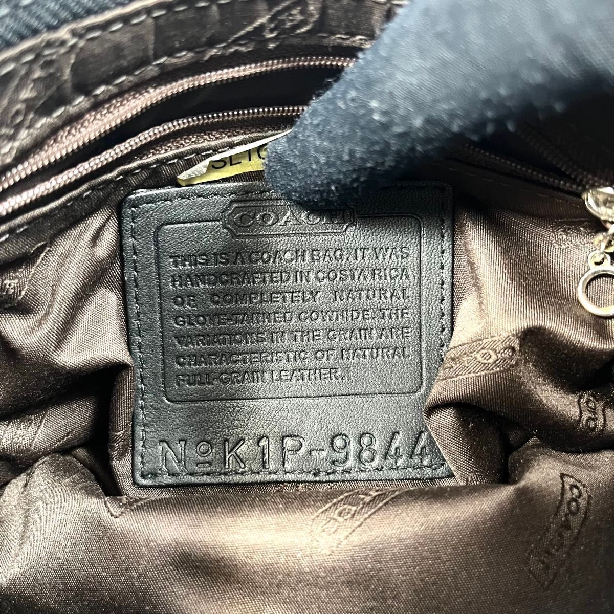 Old Coach 9844 Shoulder bag Leather y2k コーチ ハンドバッグ