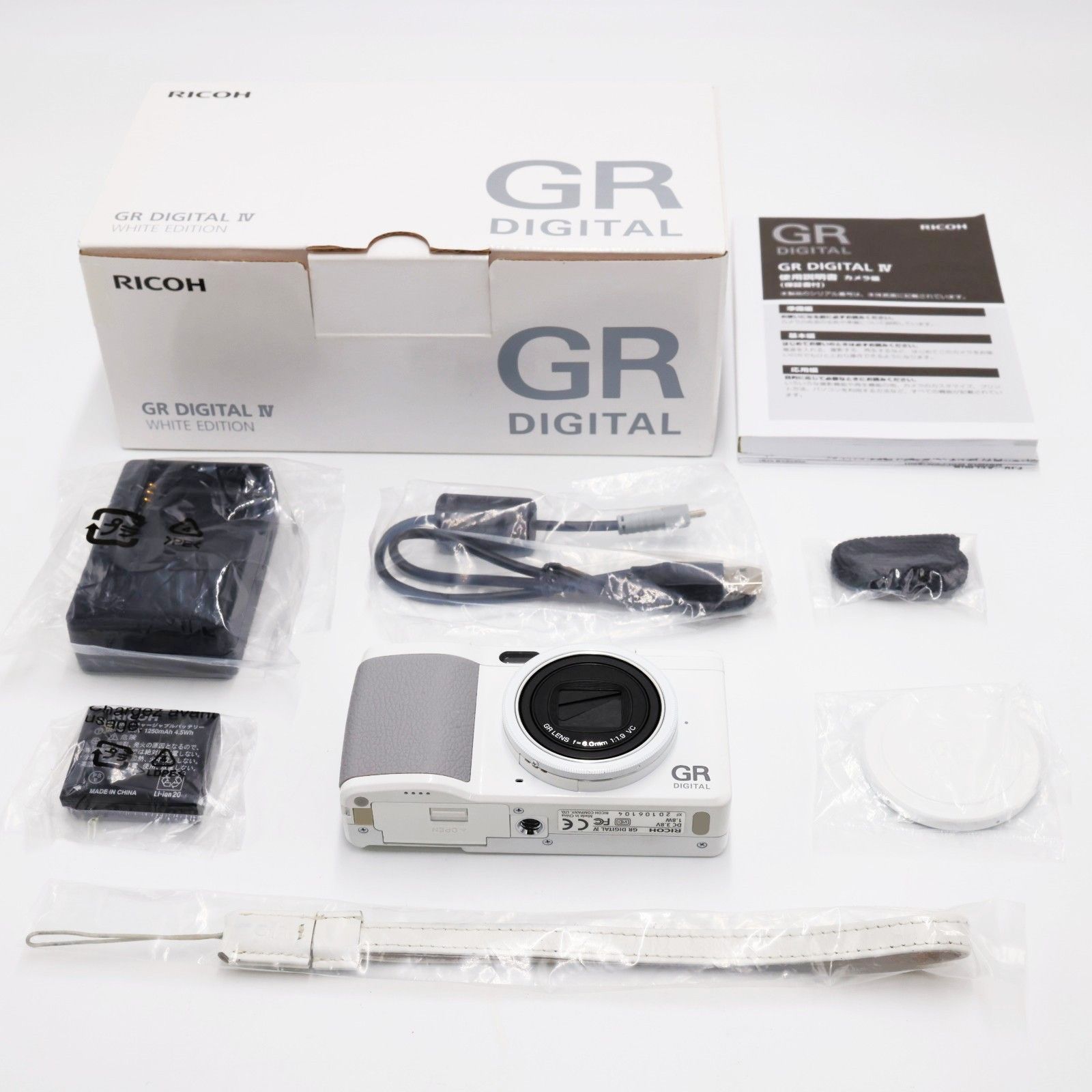 中古-良品| RICOH GR Digital IV ホワイトエディション Ver.2.30 日本 