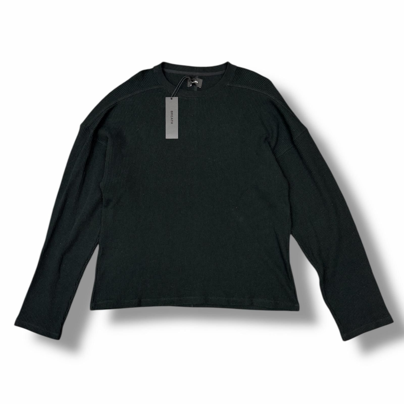 参考上代17600円 未使用 BREATH 25SS NEWRICH WAFFLE LS TEE ニュー 
