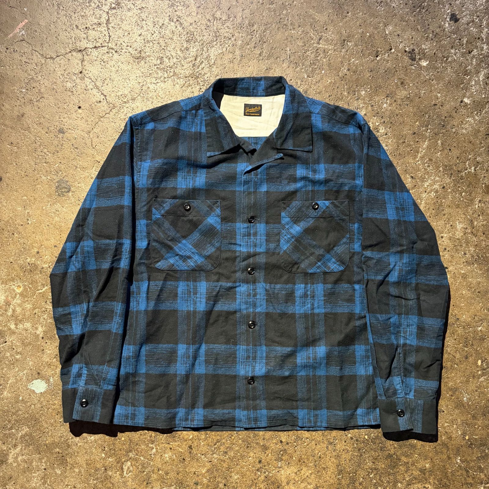 TENDERLOIN テンダーロイン PRINT FLANNNEL CHECK SHIRT プリント 