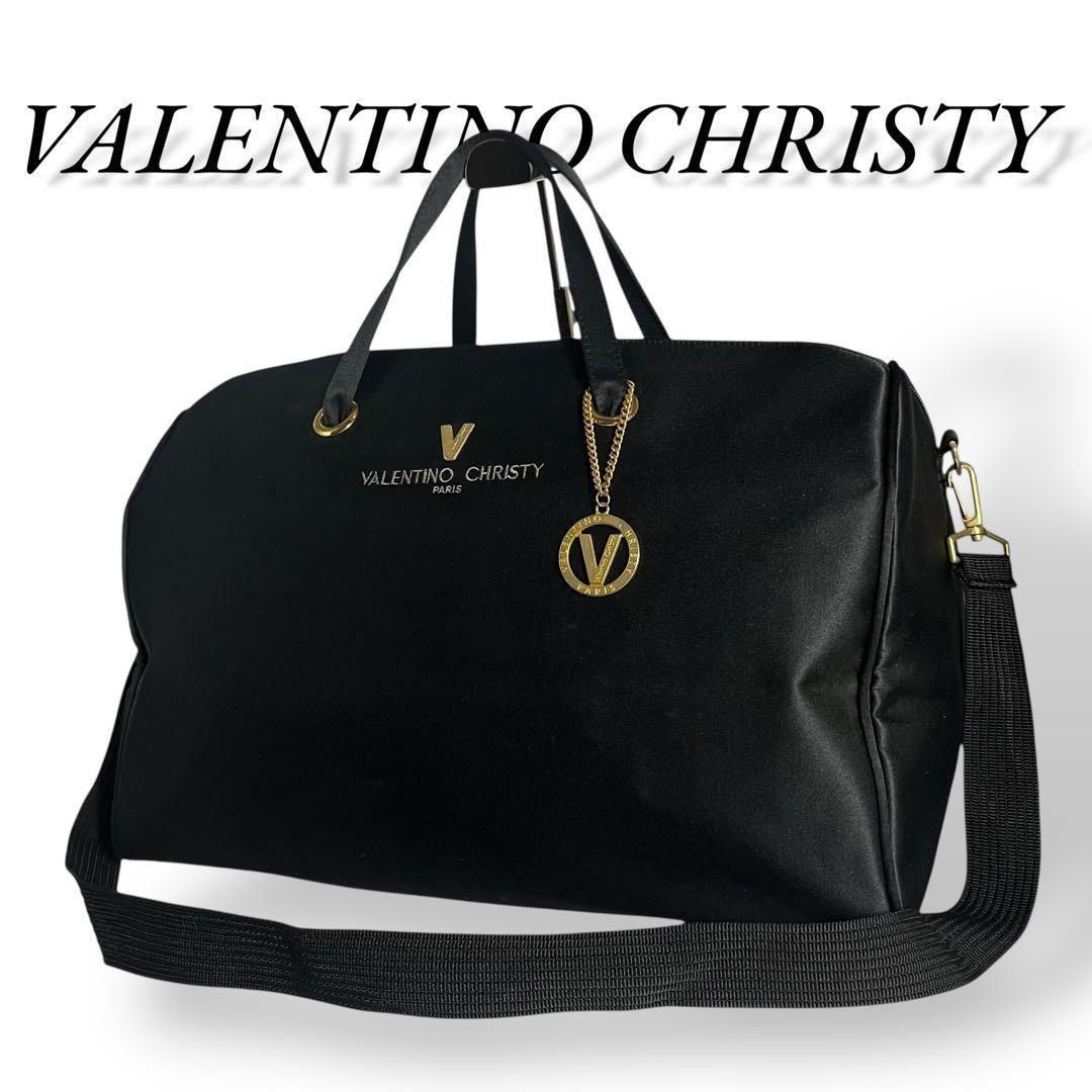 極美品 VALENTINO CHRISTY 343 ハンドバッグ ショルダーバッグ トート 