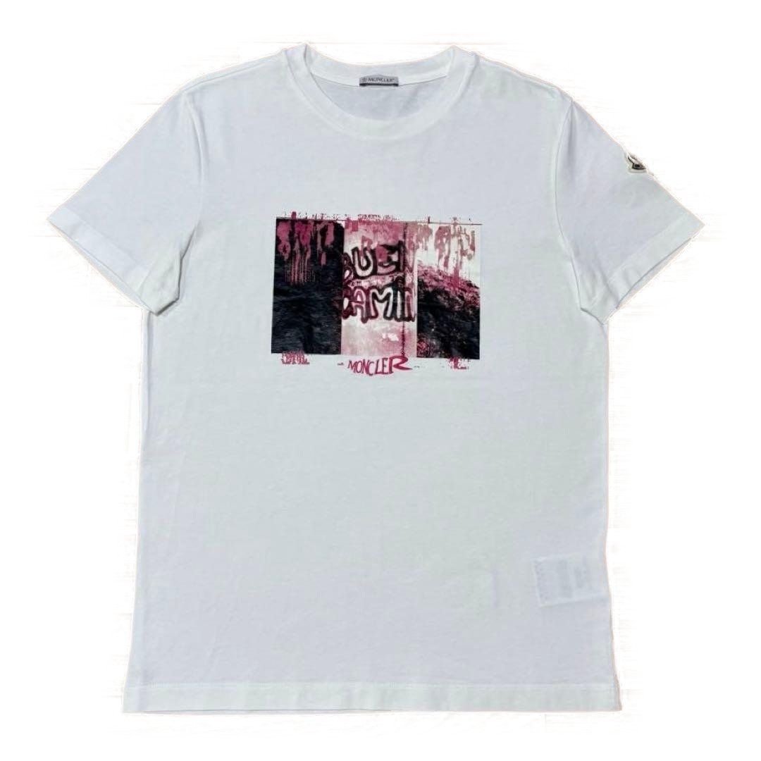 美品★ モンクレール　ペイント　ワッペン　M Tシャツ　国内正規品　5S315 モンクレール ペイント ワッペン M Tシャツ 国内正規品 5S315 - メルカリ