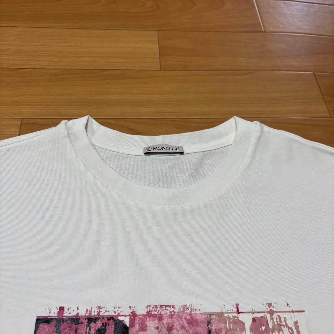 美品★ モンクレール　ペイント　ワッペン　M Tシャツ　国内正規品　5S315 モンクレール ペイント ワッペン M Tシャツ 国内正規品 5S315 - メルカリ