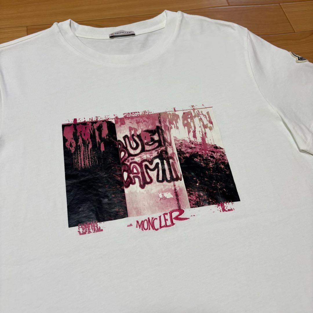美品★ モンクレール　ペイント　ワッペン　M Tシャツ　国内正規品　5S315 モンクレール ペイント ワッペン M Tシャツ 国内正規品 5S315 - メルカリ