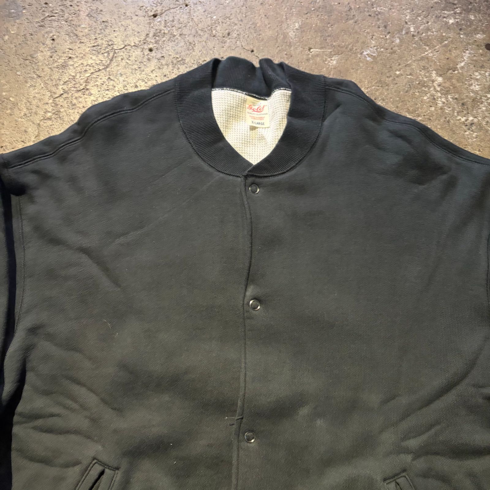 GOLD ゴールド 東洋エンタープライズ SUVIN COTTON SWEAT SNAP JACKET 