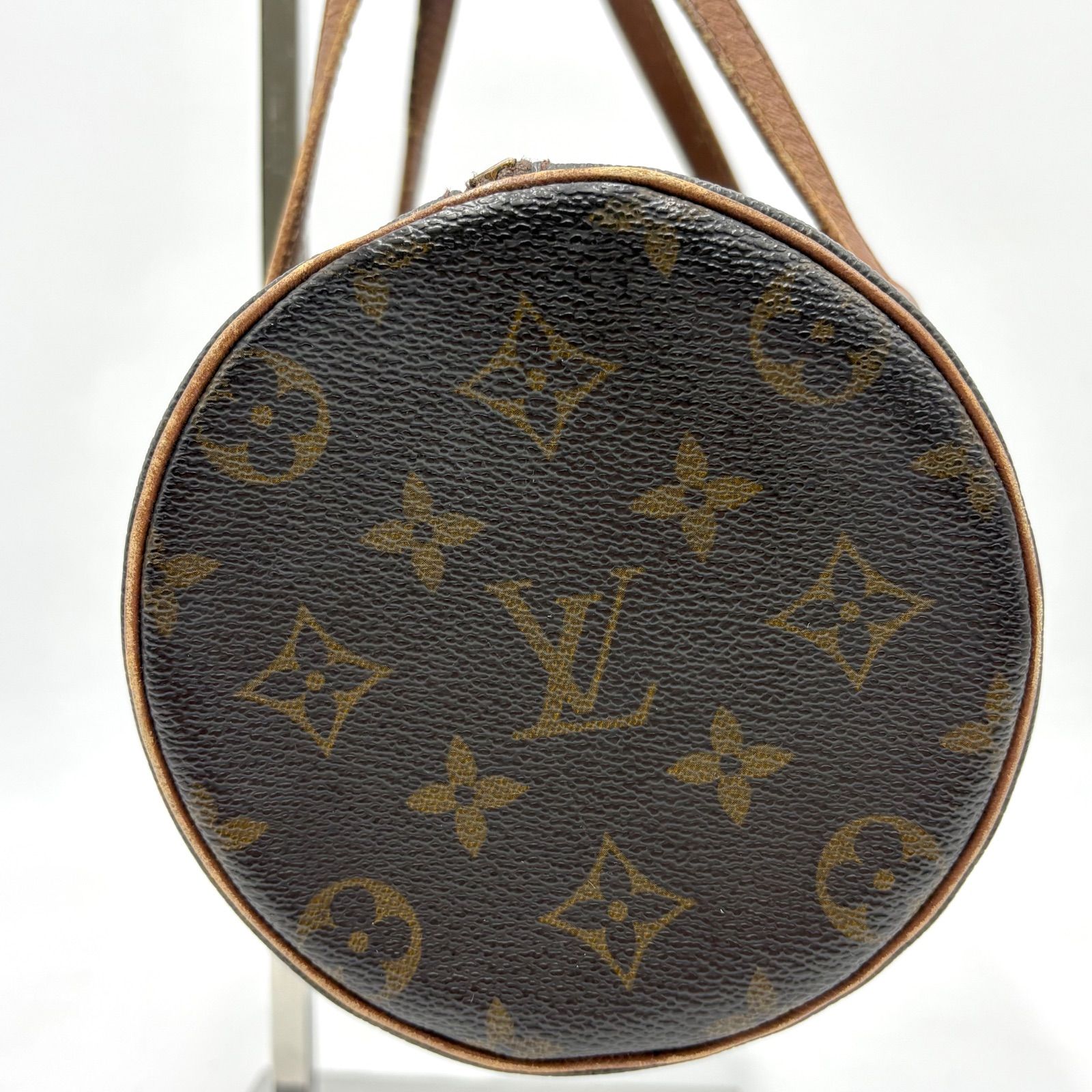 LOUIS VUITTON ルイヴィトン パピヨン26 モノグラム ハンドバッグ 筒型 