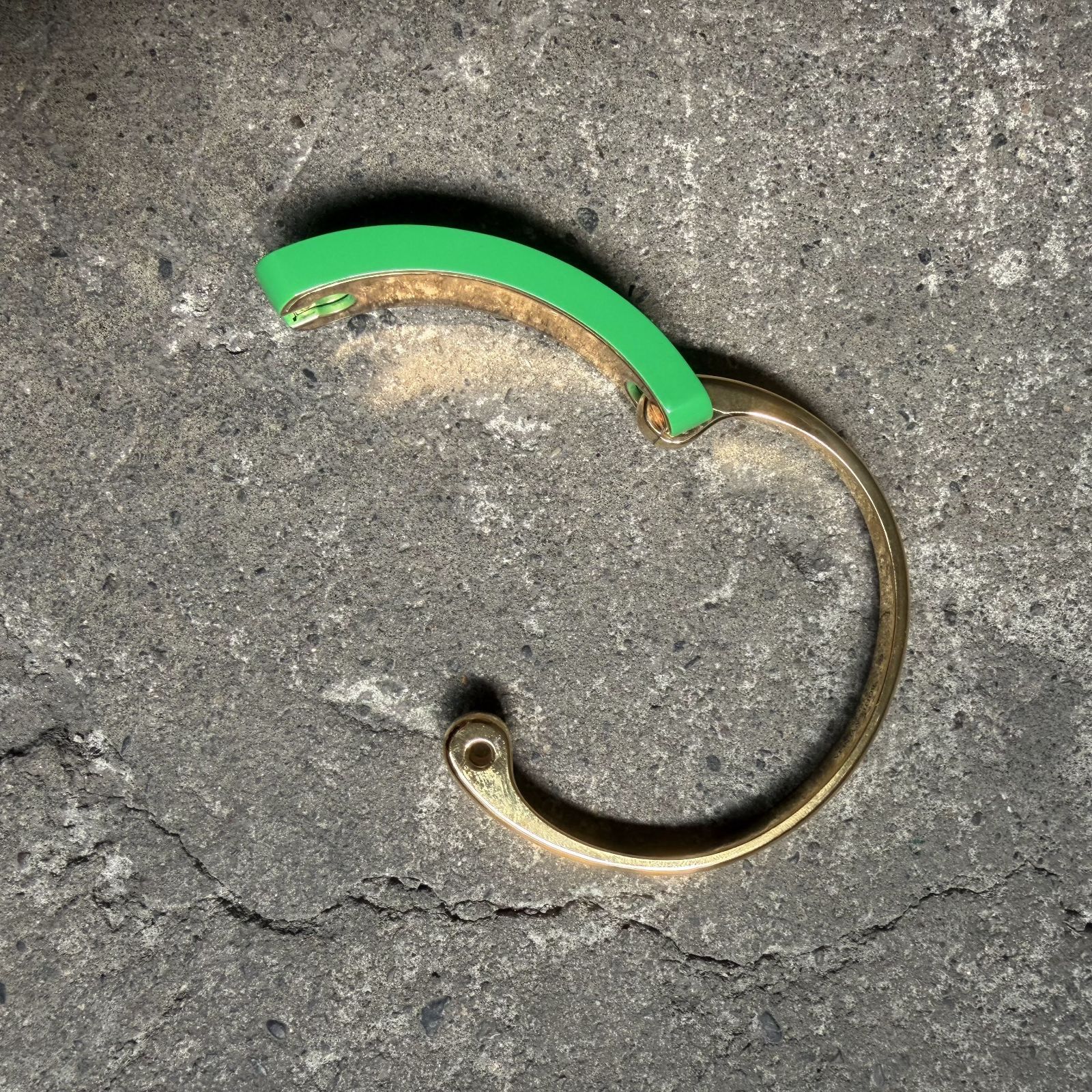BOTTEGA VENETA ID BRACELET GOLD GREEN Ag925 シルバー M ボッテガ 