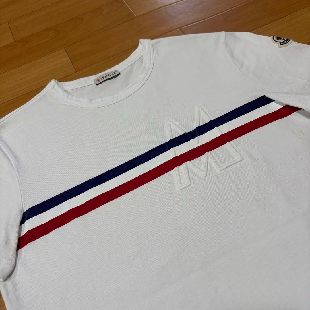 モンクレール トリコライン S ワッペン Tシャツ 国内正規品 5S317