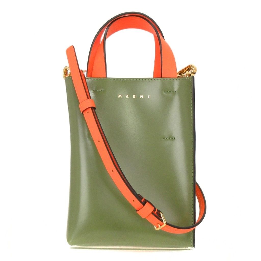 マルニ MARNI 美品 Museo Nano ショルダーバッグ 斜め掛け ハンド 2WAY 