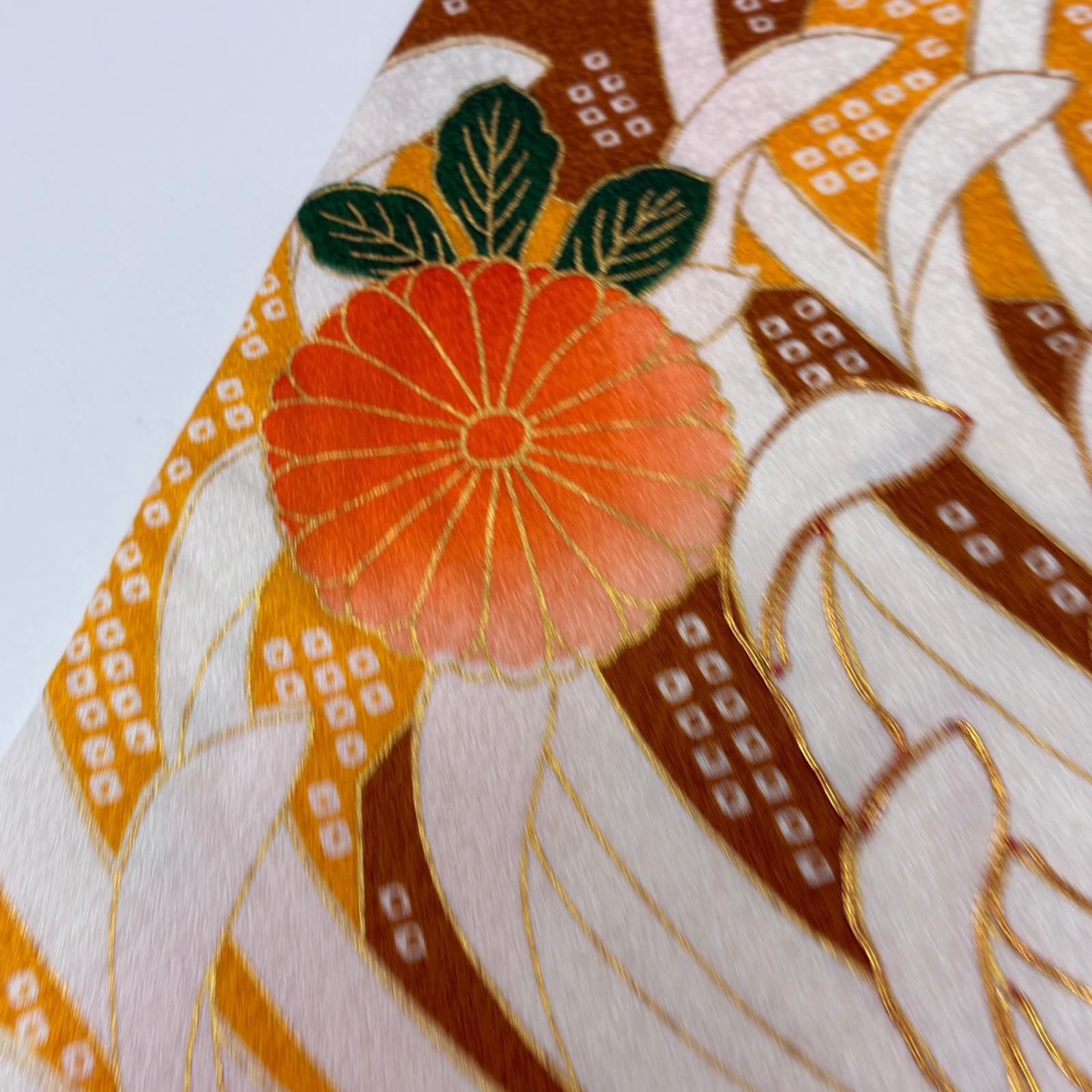 付下げ 金駒刺繍 裄68 素敵な染め 紋無し 正絹 着物 MK-5617 - メルカリ