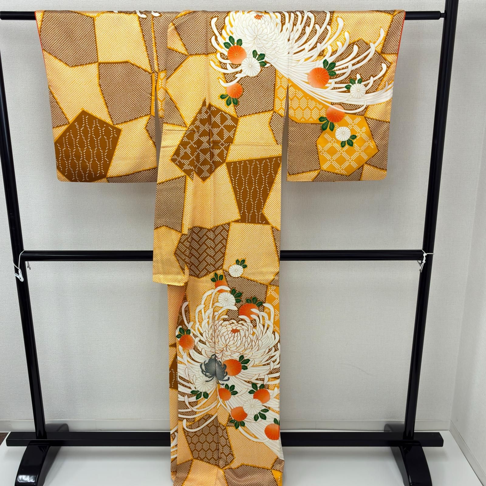 付下げ 金駒刺繍 裄68 素敵な染め 紋無し 正絹 着物 MK-5617 - メルカリ