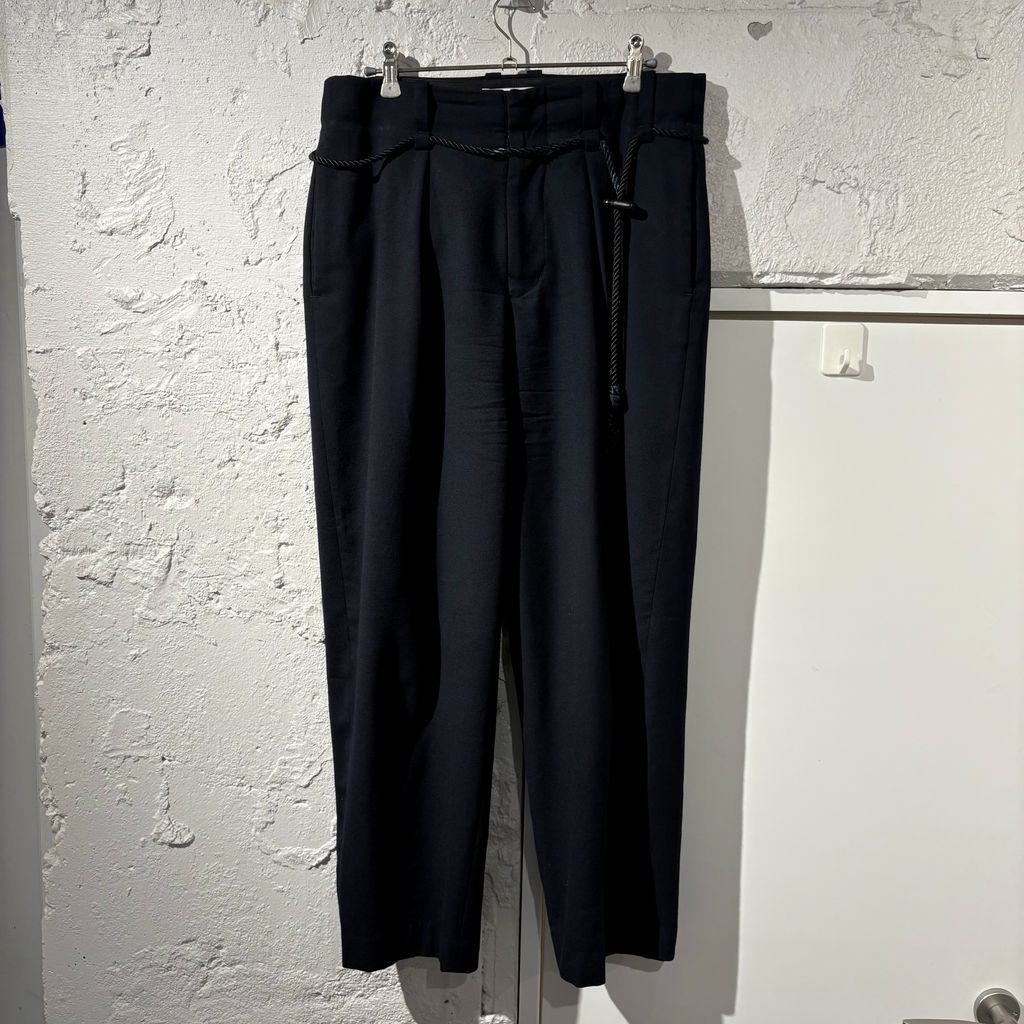 ETHOSENS エトセンス Tapered Cropped Pants テーパードパンツ EC220-71 ネイビー size - 表参道B03 - メルカリ