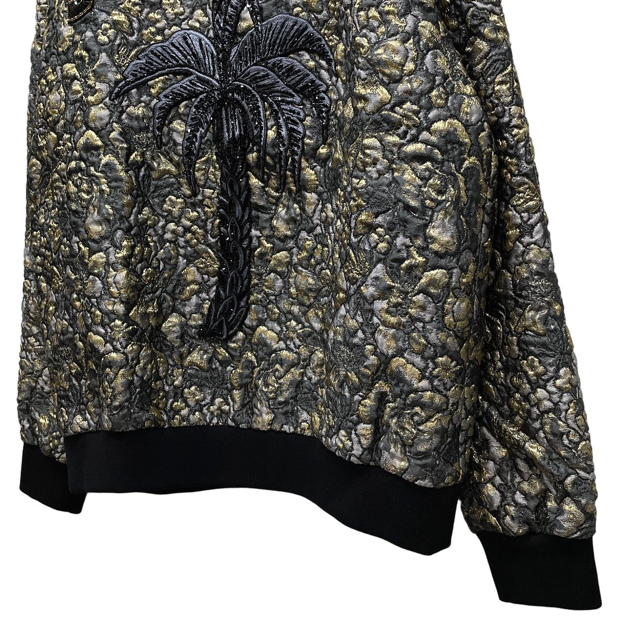 DOLCE&GABBANA SAMBA スパンコール装飾立体ジャカードスウェットシャツ トレーナー D&G ドルチェアンドガッバーナ メンズ DOLCE&GABBANA SAMBA スパンコール装飾立体ジャカードスウェットシャツ