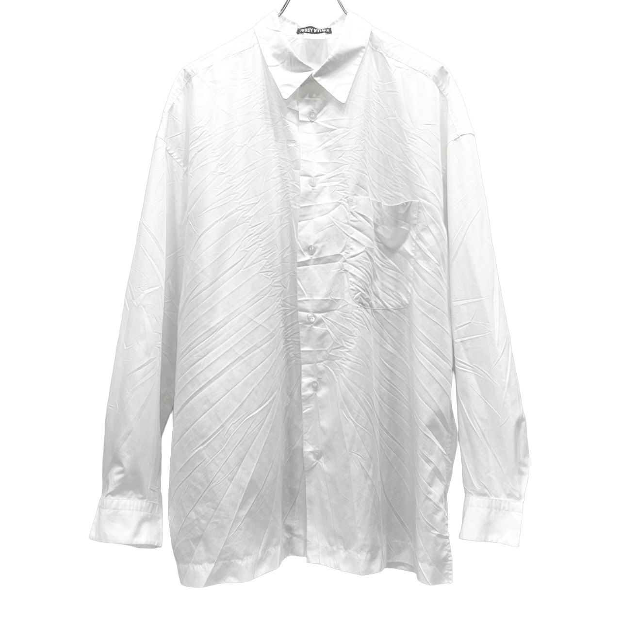 ISSEY MIYAKE MEN ボックスシルエットスクエアカットプリーツシャツ