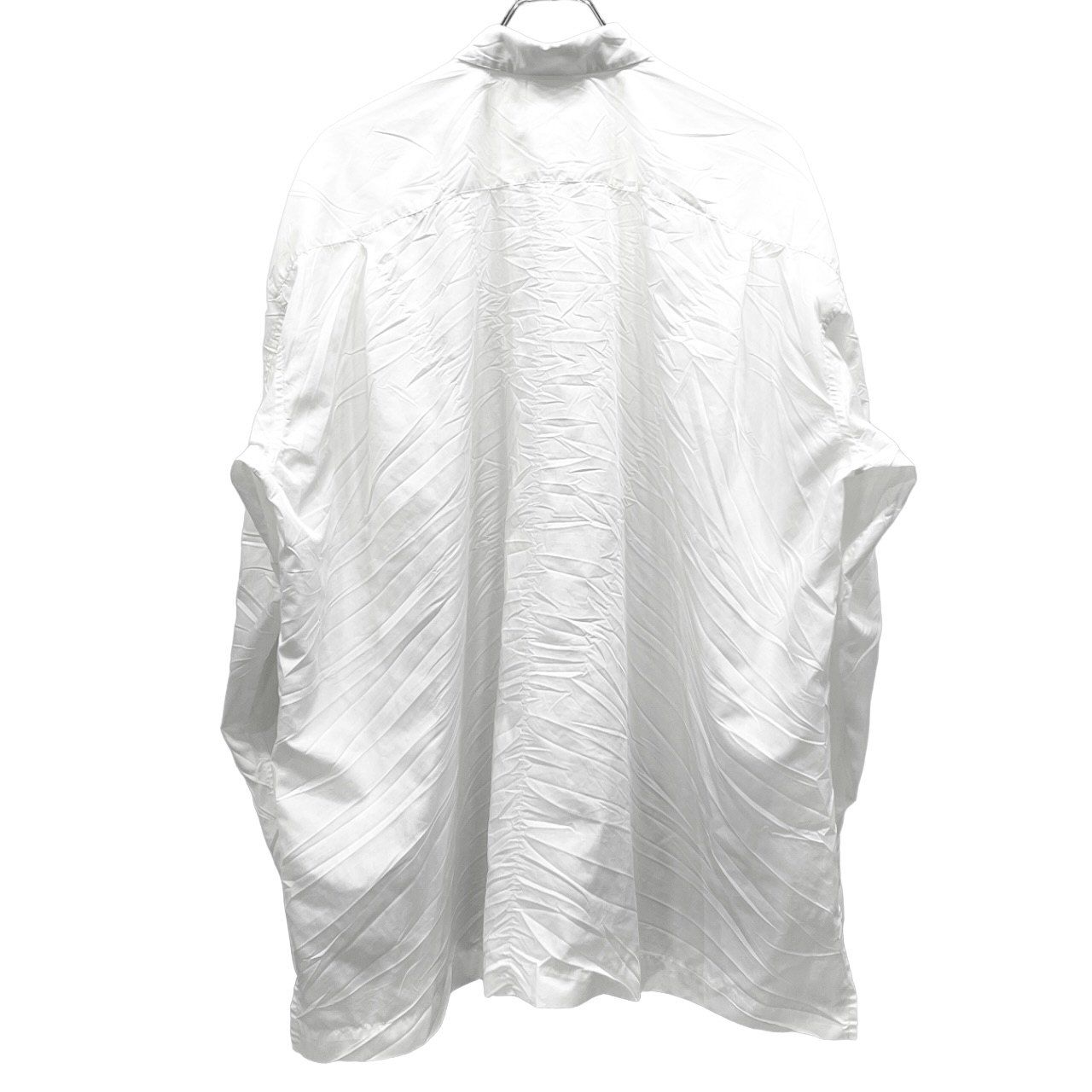 ISSEY MIYAKE MEN ボックスシルエットスクエアカットプリーツシャツ