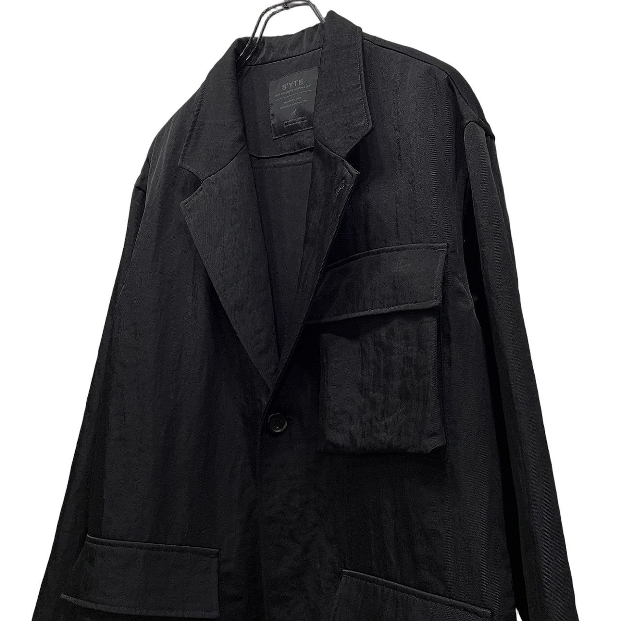S'YTE Yohji Yamamoto ナイロンツイルマルチポケットロングジャケット