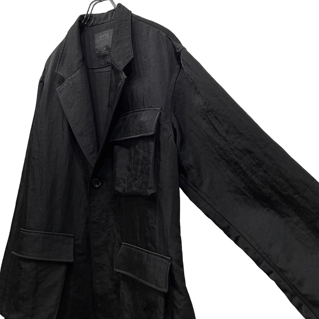 S'YTE Yohji Yamamoto ナイロンツイルマルチポケットロングジャケット