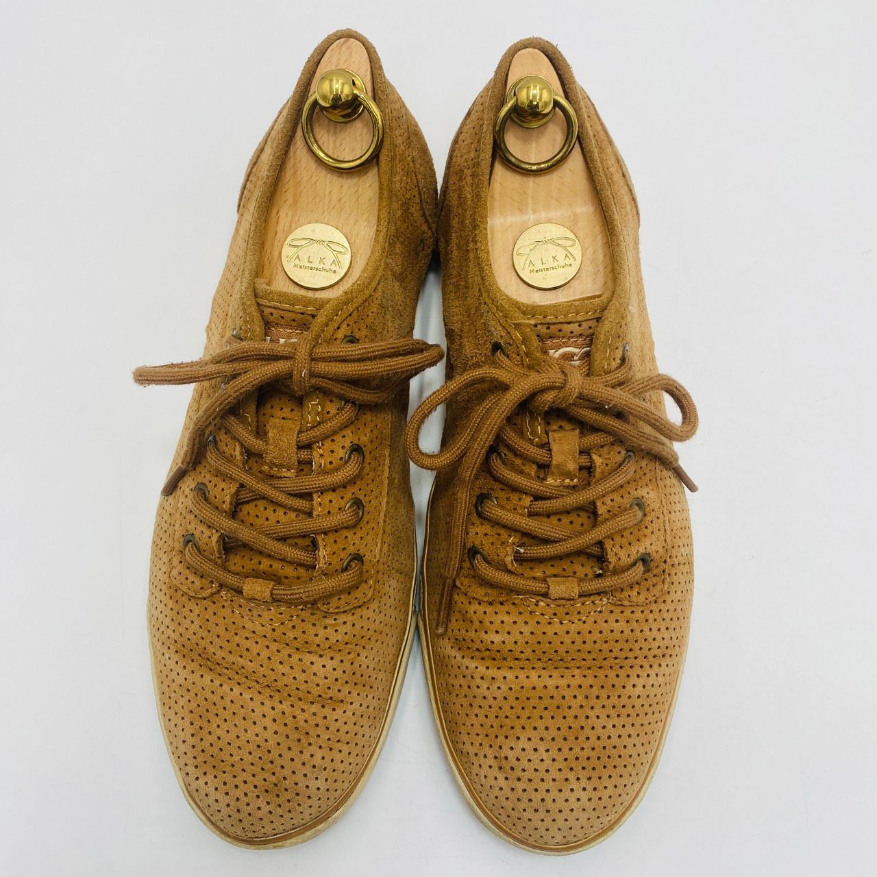 UGG アグ CAS キャス 1004856 26.0cm スエード パンチング スニーカー 