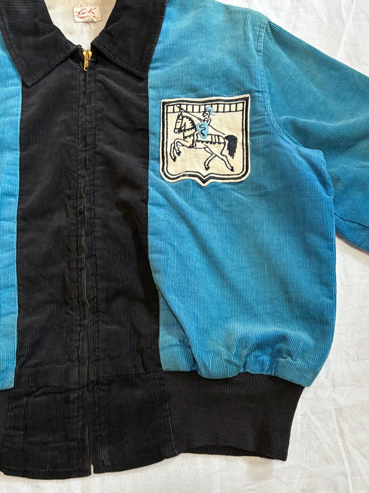 50s E-K SPORTSWEAR コーデュロイジャケット チェーンステッチ 50s E-K SPORTSWEAR コーデュロイジャケット チェーンステッチ