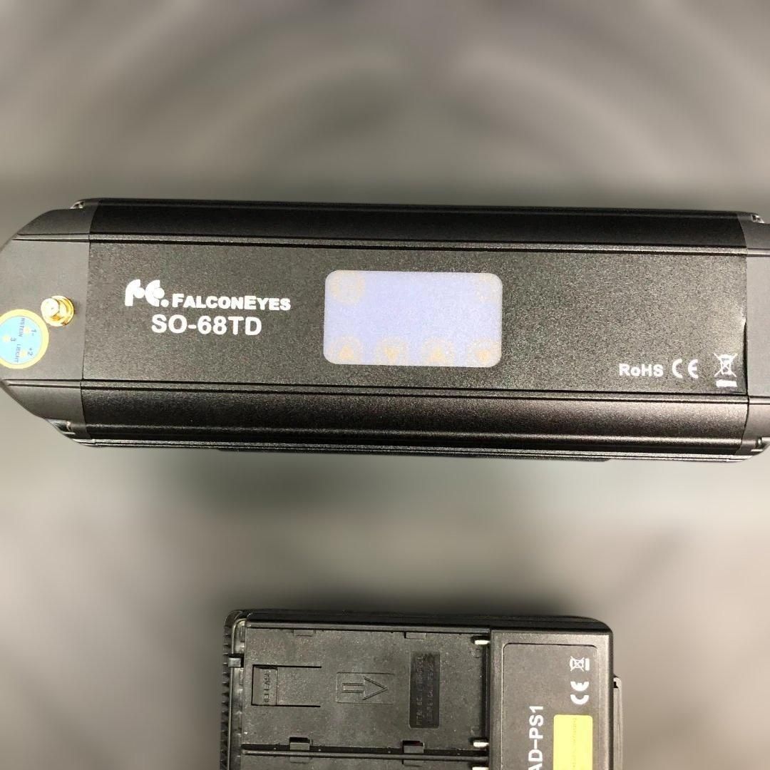 送料無料 FalconEyes SO-68TD 円形LEDライト 撮影照明 動画撮影 配信 