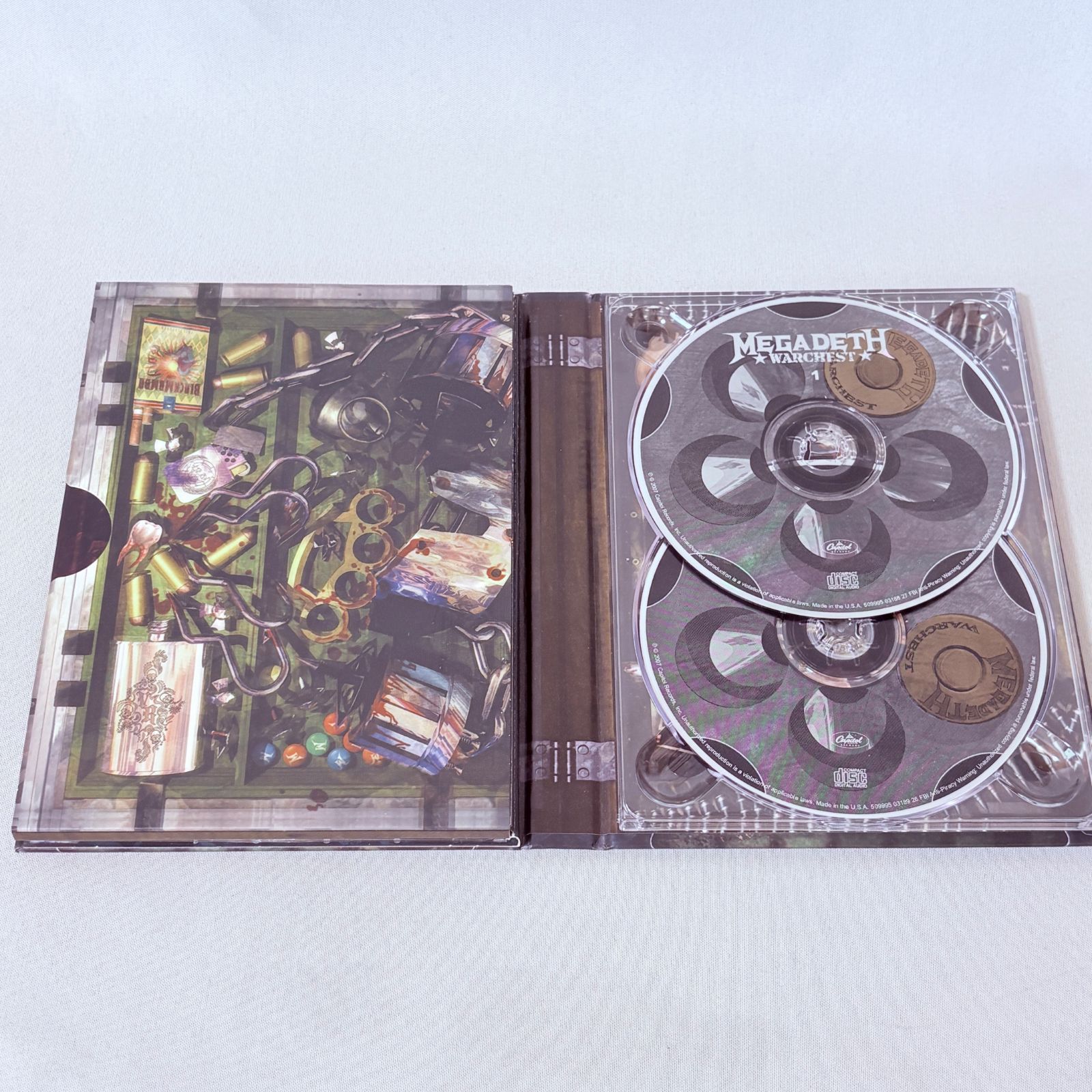 MEGADETH WARCHEST 輸入盤 4CD+DVD 限定盤 ボックスセット