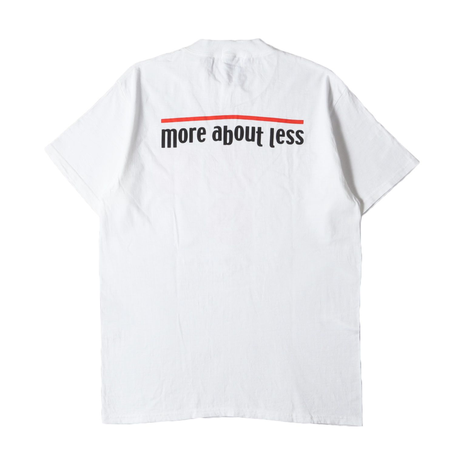MORE ABOUT LESS モアアバウトレス Tシャツ サイズ:M 90s ブランドロゴ 
