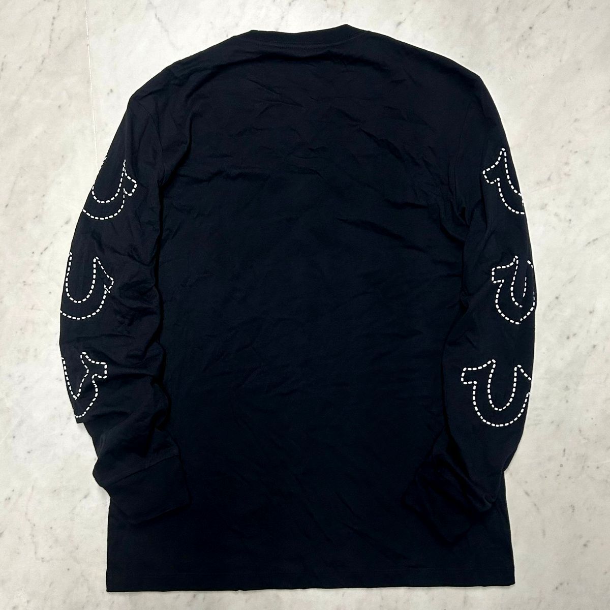 True Religion トゥルーレリジョン True LA Art 馬蹄 ロングスリーブ T 