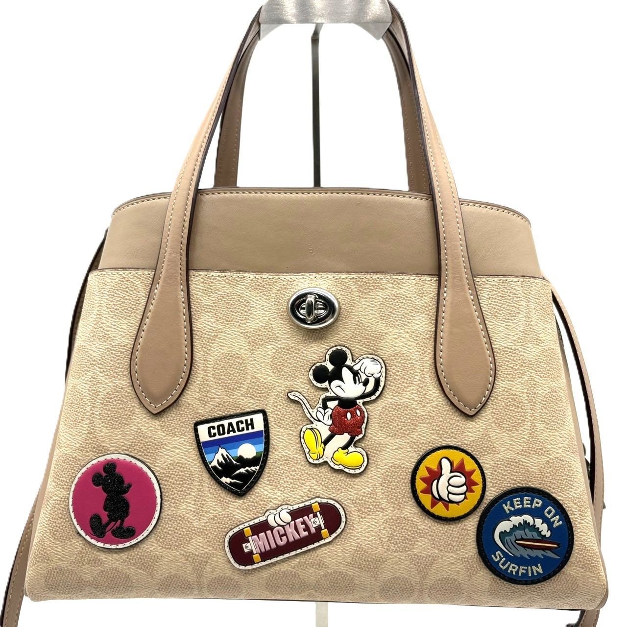 レア】コーチ COACH トートバッグ Y2K ディズニーコラボ ミッキー 