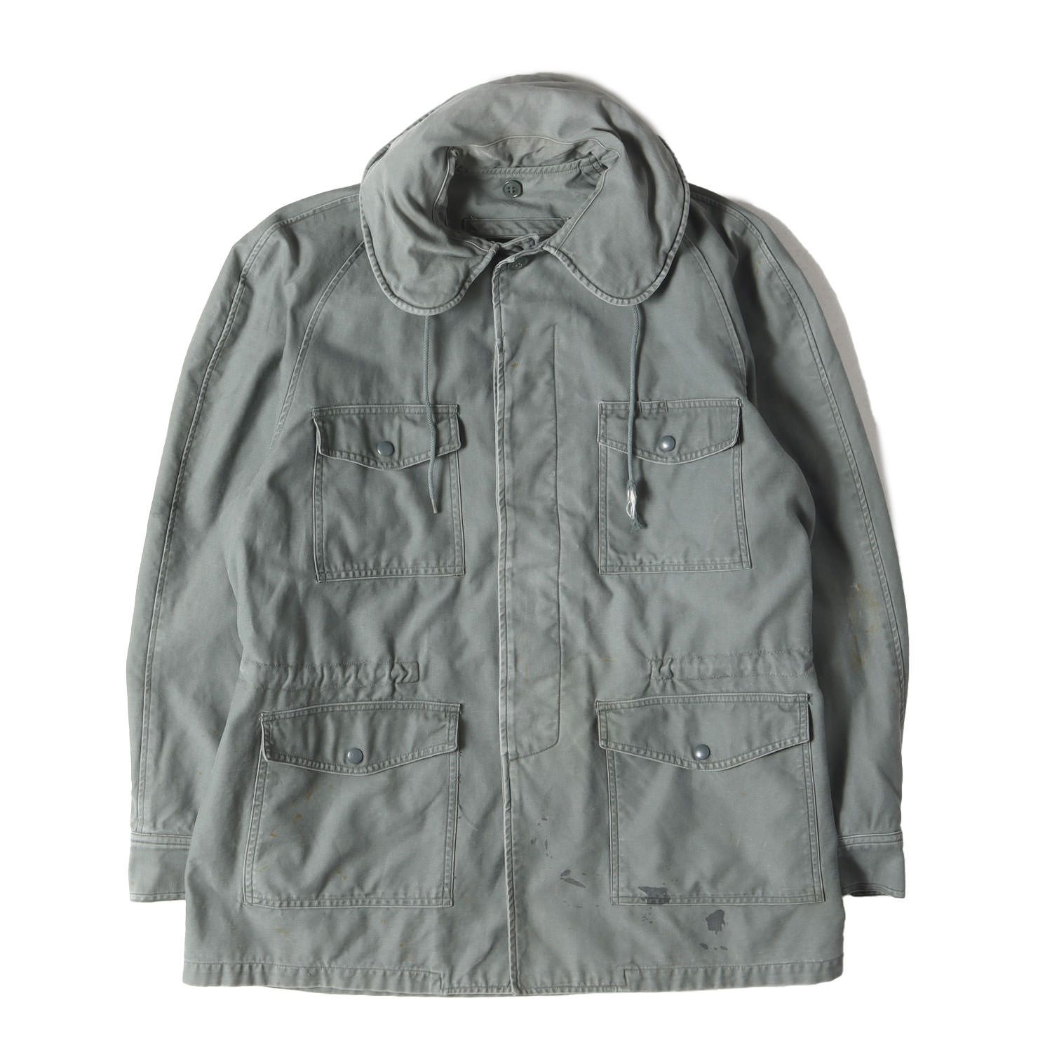 Vintage Military Item ヴィンテージミリタリー ジャケット サイズ:詳細参照(L位) 50s 米軍実物 USAF キャトルジャケット / フィールドジャケット(ステンシル入り) / セージグリーン / アウター ブルゾン 上着【メンズ】【中古】【K4342】 Vintage Military Item ヴィンテージミリタリー ジャケット サイズ