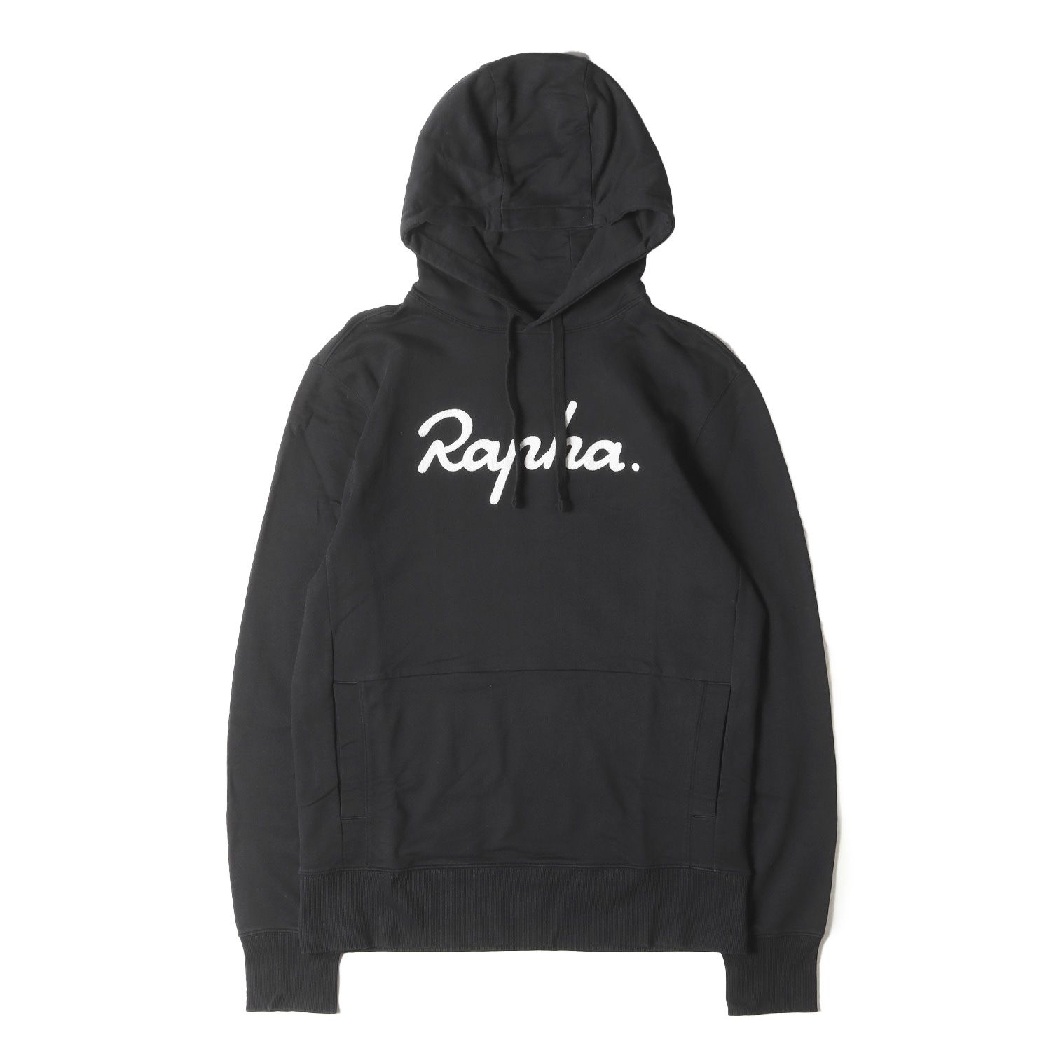 美品 Rapha ラファ MENS LOGO HOODIE Mサイズ ネイビー 美品】Rapha ラファ パーカー ネイビー 紺 サイズ:M | チェーン刺繍