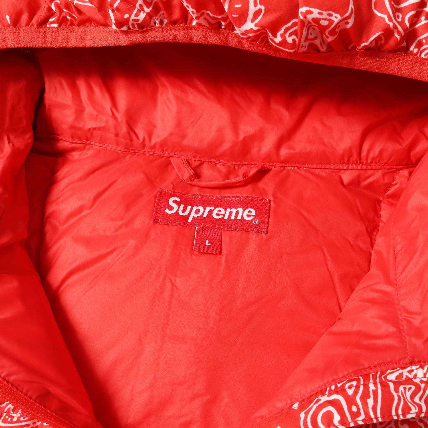 Supreme シュプリーム ジャケット レッドペイズリー サイズ:L | 22AW 