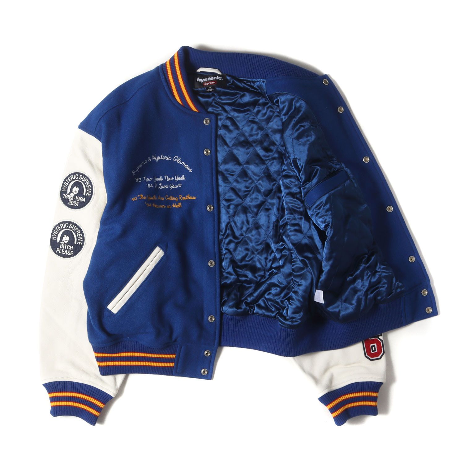Supreme シュプリーム 11318 24AW × HYSTERIC GLAMOUR スリーブレザー 