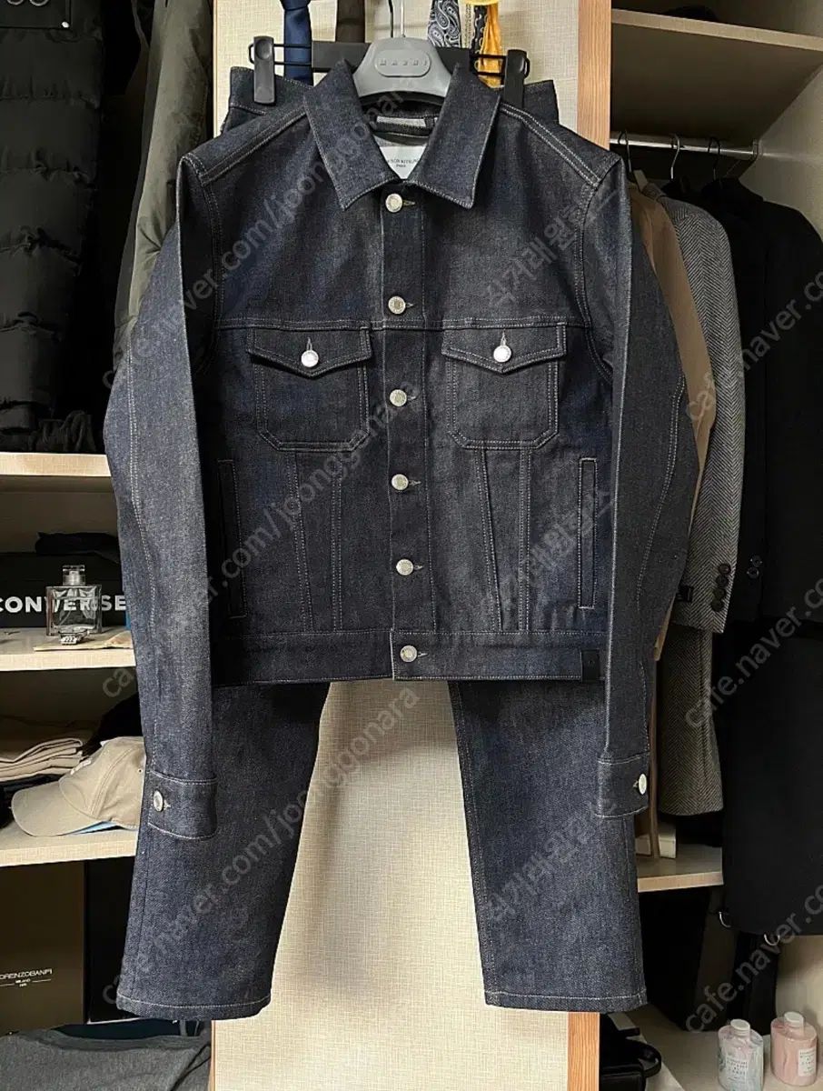 新品，得価 メゾンキツネ 生デニム セットアップ