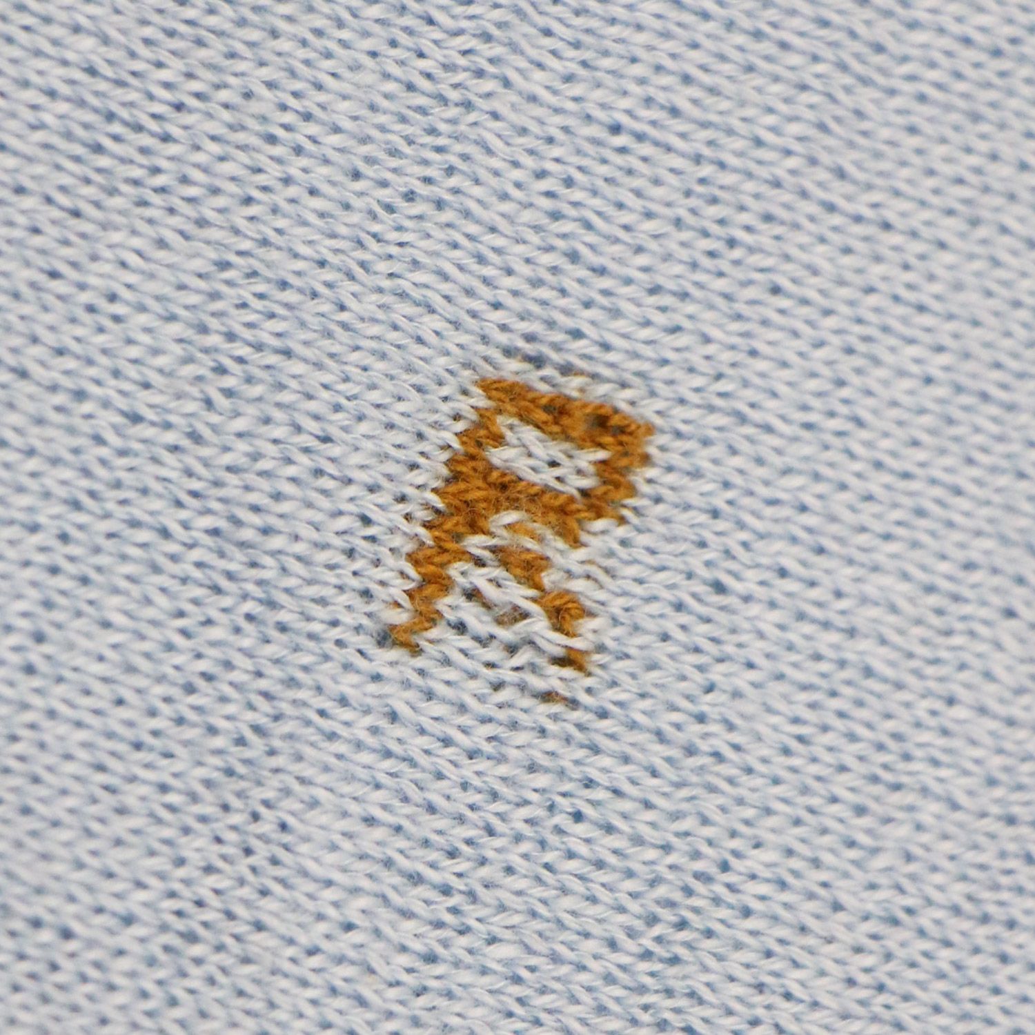 【美品】45R フォーティファイブ・アール ニット サックスブルー サイズ:1(XS) / 908超ガーゼヨックネック / ニット Tシャツ ロンT 長袖 ホールガーメント コットン / 日本製 / トップス【レディース】【中古】 美品】45R フォーティファイブ・アール ニット サックスブルー サイズ