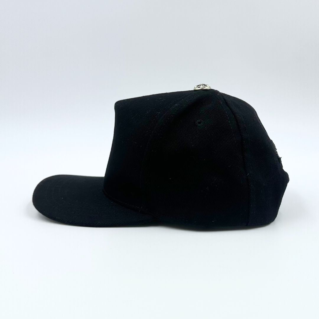 美品】Chrome Hearts バーティカルロゴ ブラック デニム ベースボール