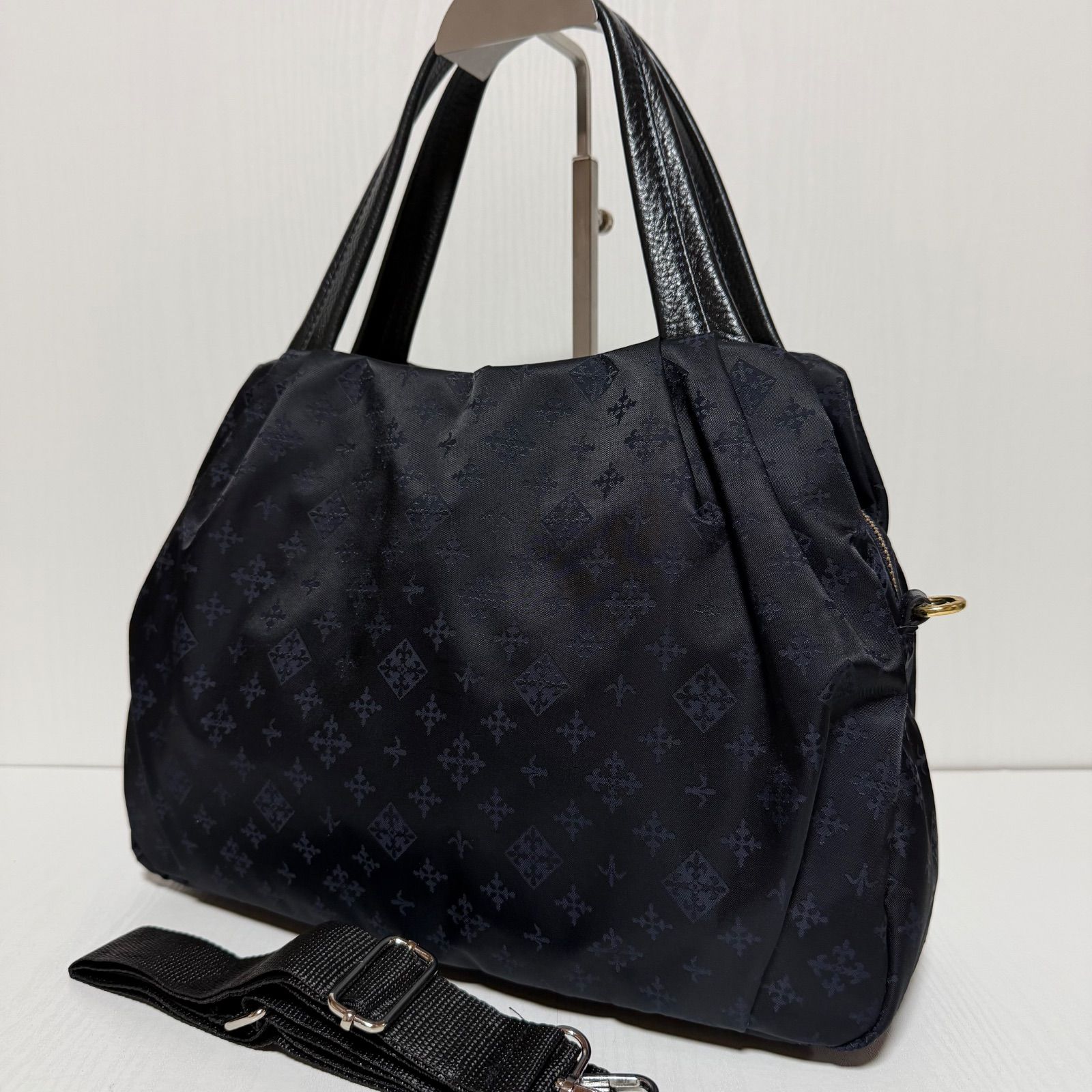 美品/2way】russet ラシット モノグラム トートバッグ ショルダー 