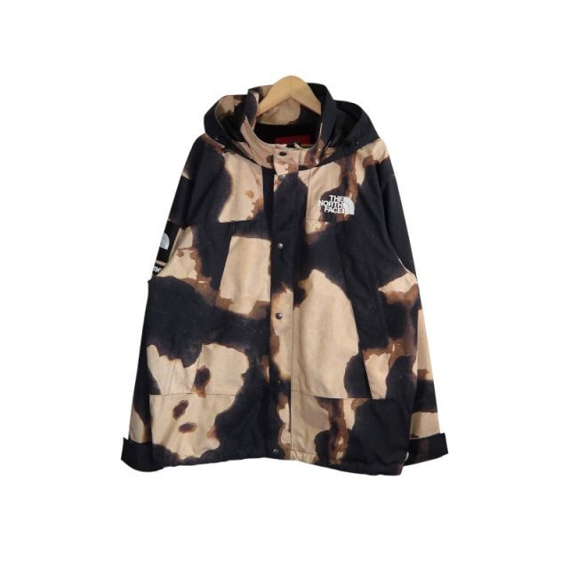 SUPREME 21aw × THE NORTH FACE BLEACHED DENIM PRINT MOUNTAIN JACKET
