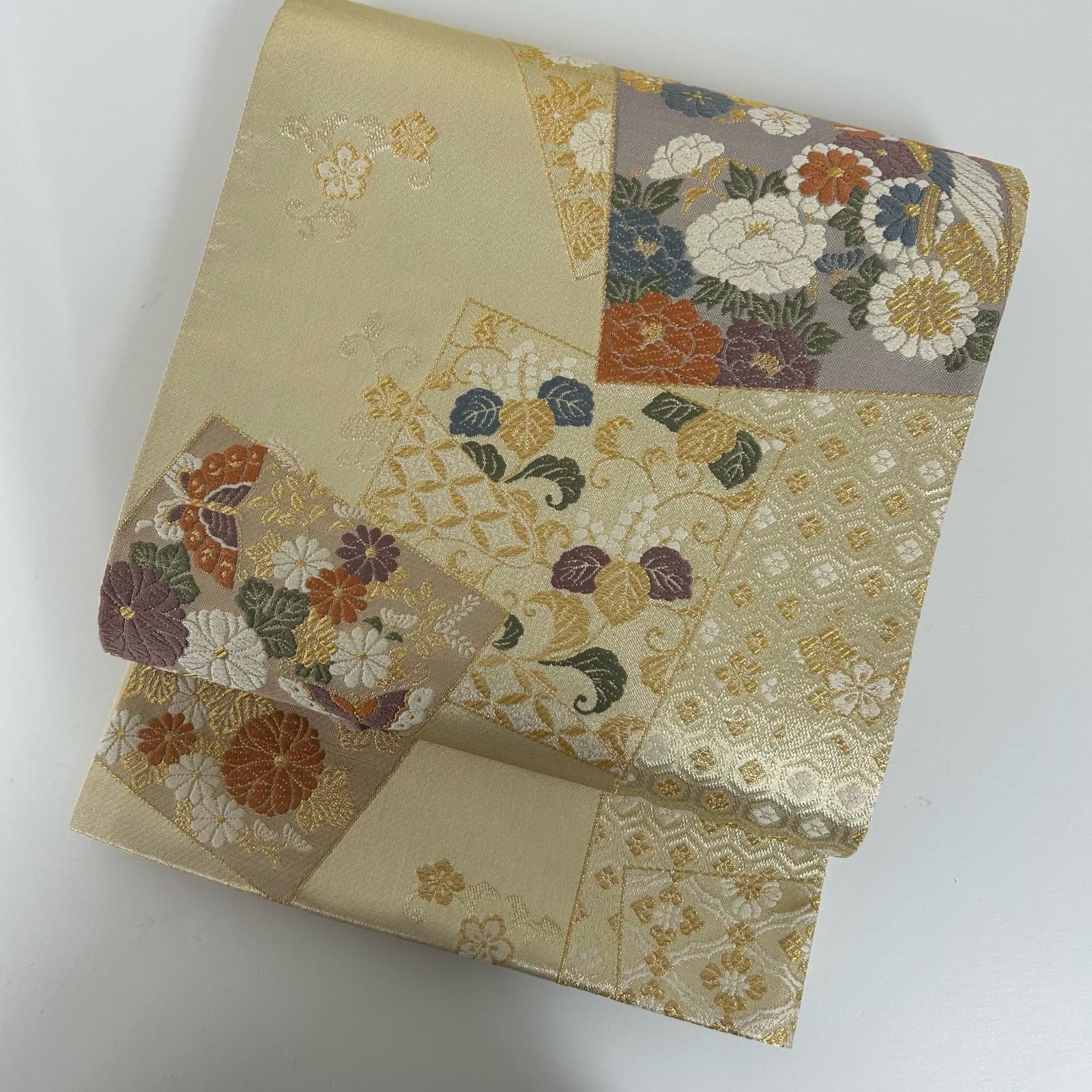 袋帯 正絹 唐織 花草 蝶 鳳凰 六通 MA-5176 - メルカリ 袋帯 正絹 唐織 花草 蝶 鳳凰 六通 MA-5176 - メルカリ