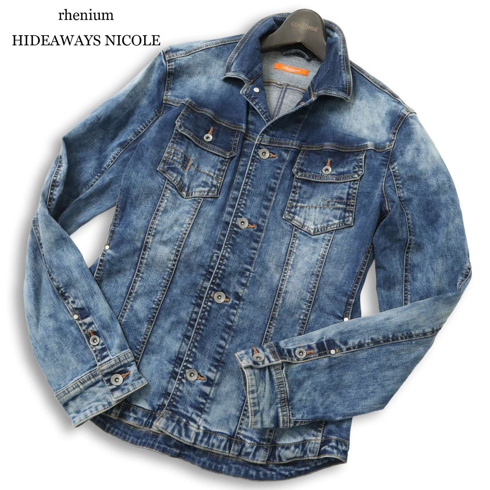 rhenium HIDEAWAYS NICOLE ハイダウェイ ニコル 通年 USED加工☆ 長袖 