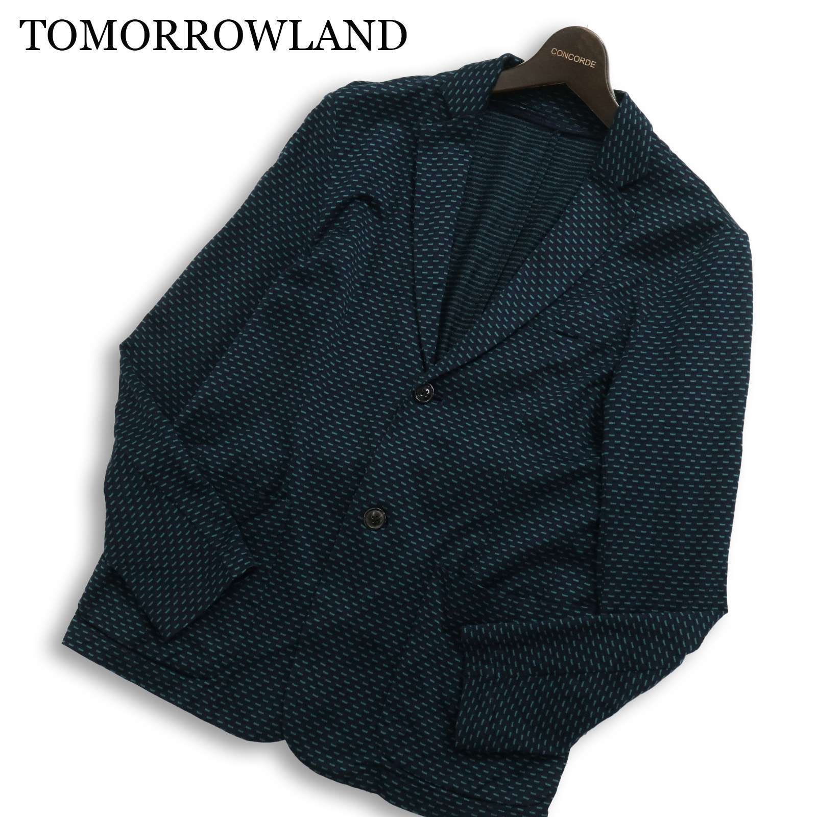 TOMORROWLAND トゥモローランド 春夏☆ 総柄 アンコン ソフト 