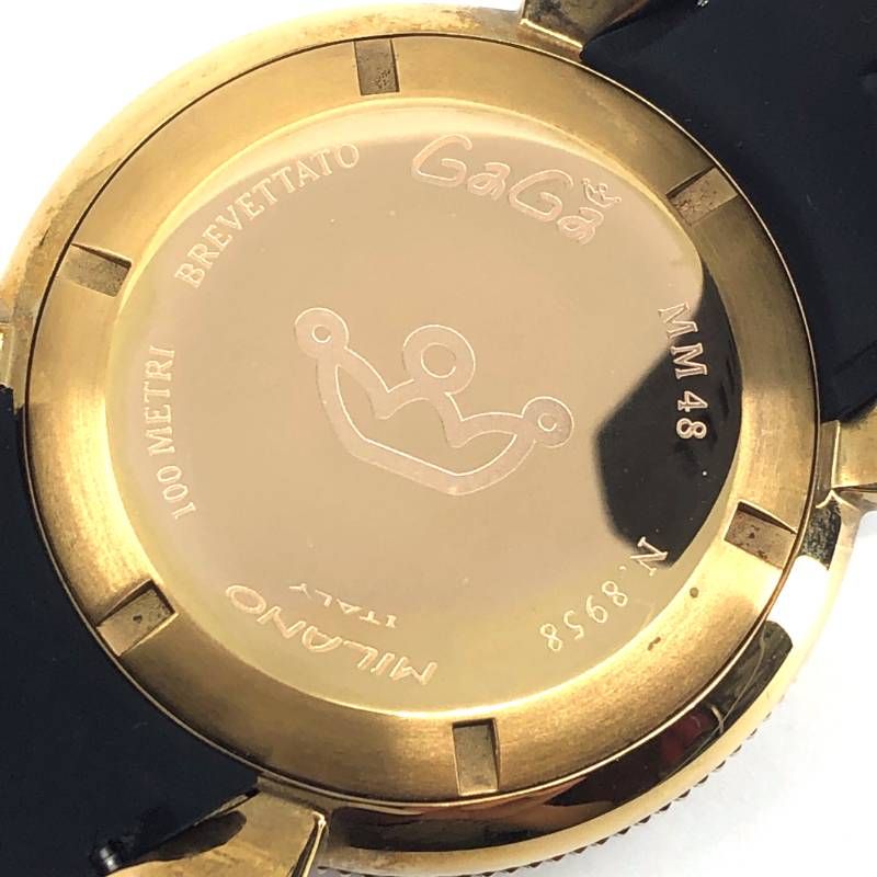 美品・電池交換済み・箱付き】GaGa MILANO ガガミラノ／マヌアーレ