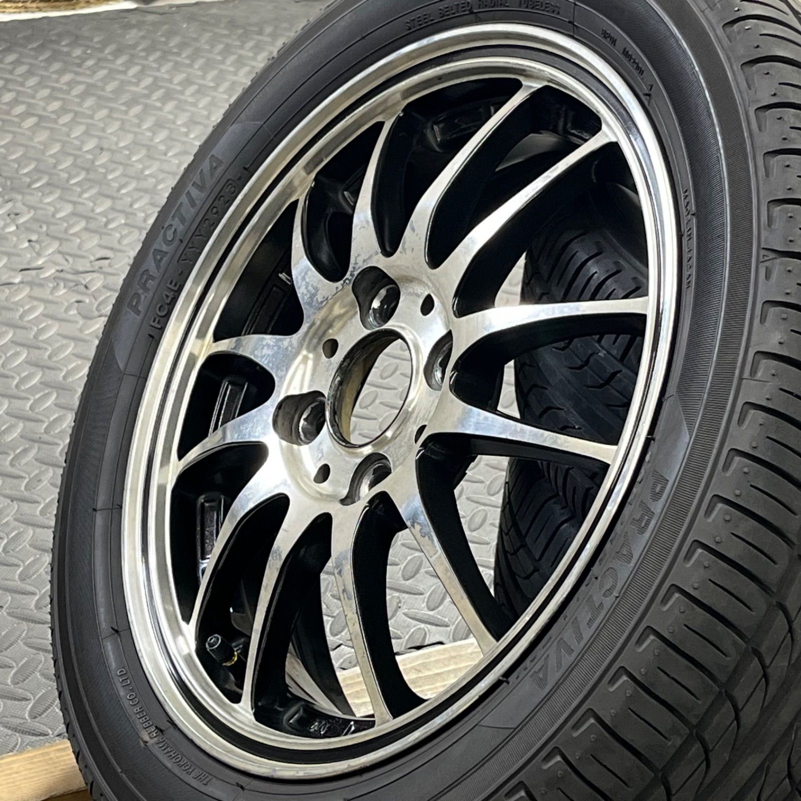 21/23年製 165/55R14 プラクティバ(ヨコハマ製) PIAA ユーロテックS6-R 