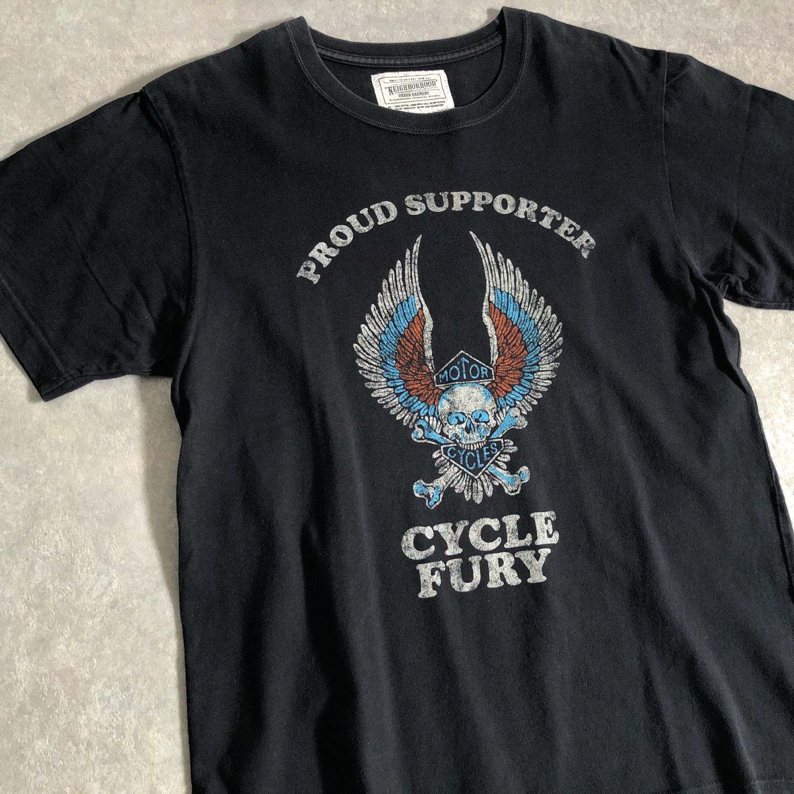 NEIGHBORHOOD PROUD SUPPORTER CYCLE FURY Tシャツ Sサイズ