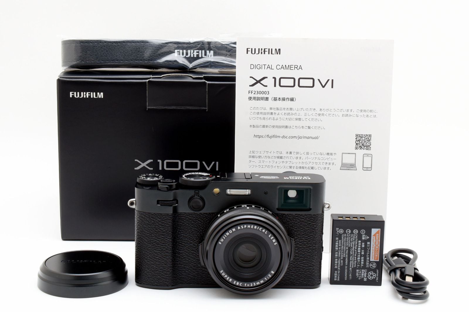 ☆超極上☆ フジフイルム FUJIFILM X100VI ブラック 多言語モデル