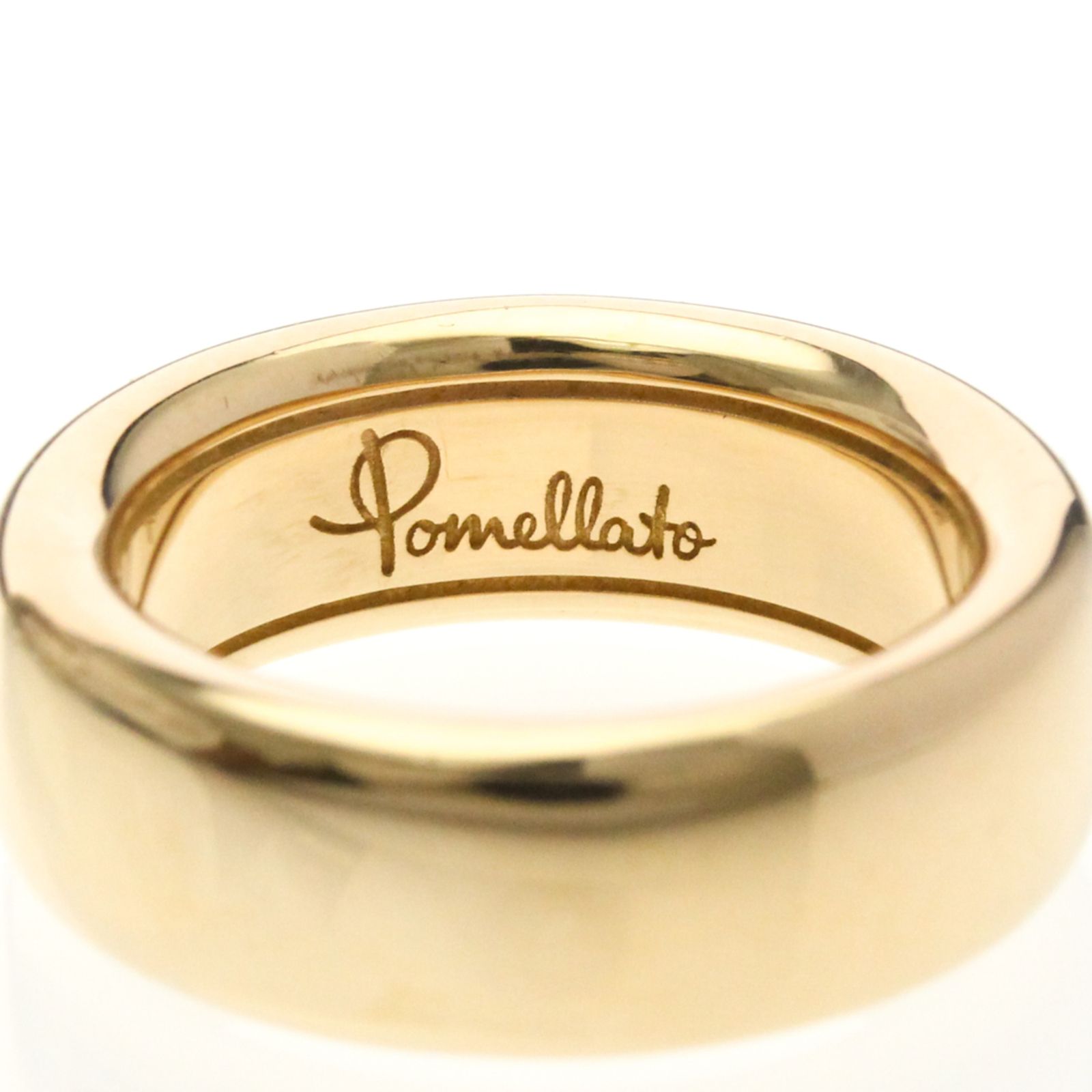 Pomellato ゴールドバンドリング ポメラート(Pomellato) イコニカリング エキストラスリム K18ピンク