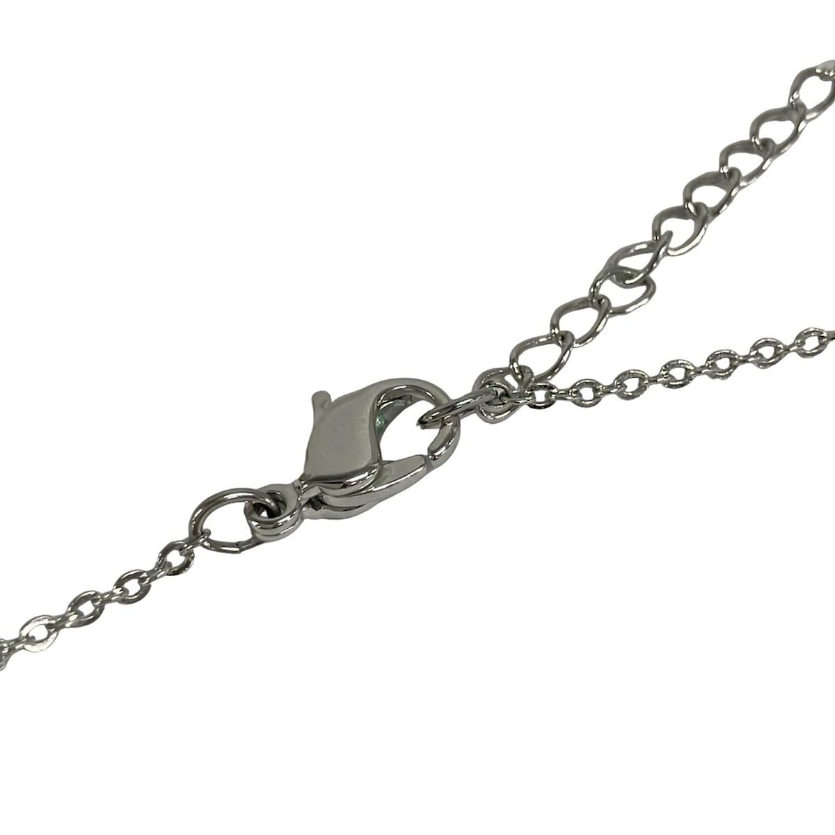 SWAROVSKI(スワロフスキー) ネックレス美品 - シルバー×クリア 