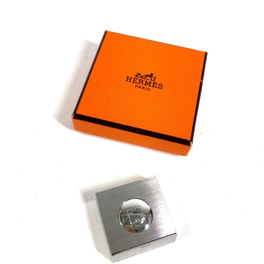 HERMES エルメス ⭐️Hロゴ⭐️フォトスタンド HERMES エルメス オブジェ フォトスタンド Hロゴ メタル シルバー