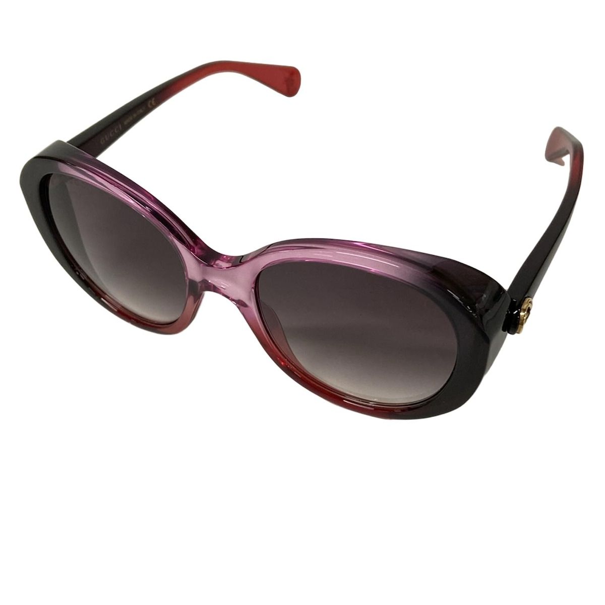 GUCCI(グッチ) サングラス GG0368S 黒×ピンク×レッド インター