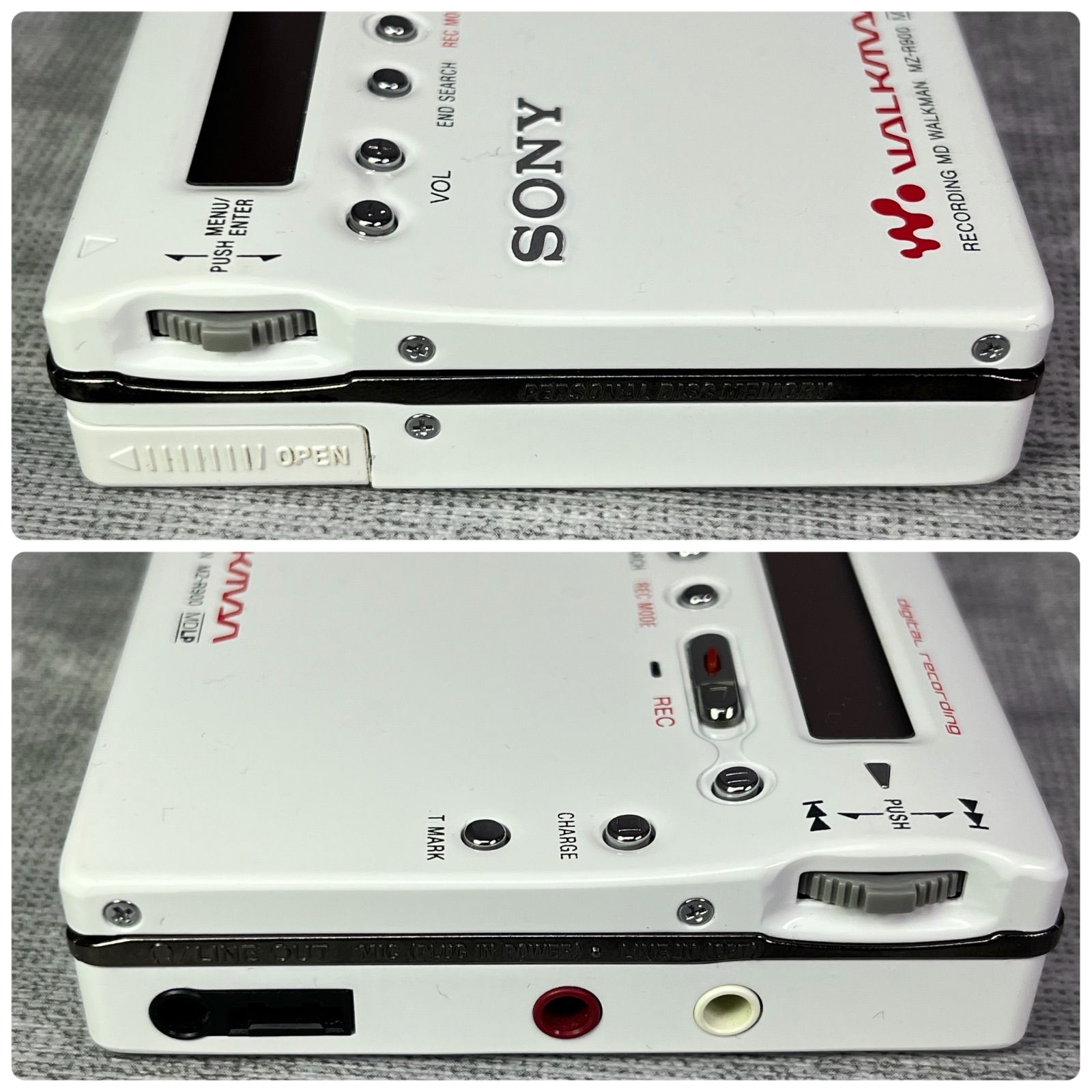 動作品 現状品 SONY ソニー MZ-R900 MDウォークマン ポータブルMD